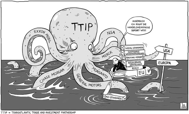 Servi, servitori e ignari del TTIP