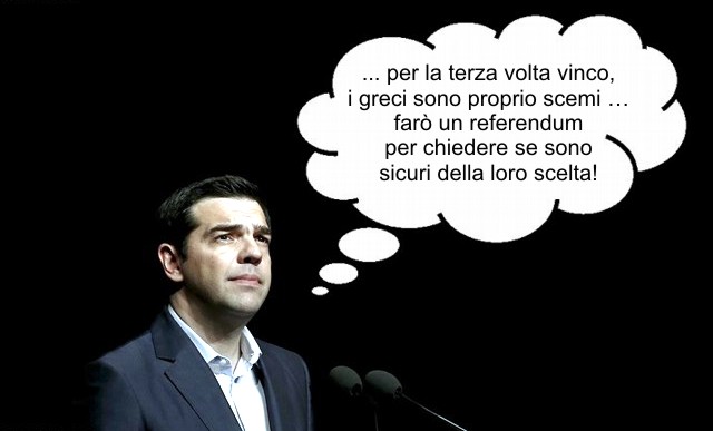 Tsipras vince la Grecia perde un esempio di demenza collettiva