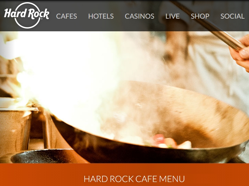 🍵 Hard Rock Cafè da ottobre avrà il menù senza carne e derivati