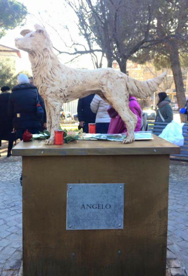 🐕 Una statua dedicata ad Angelo a Roma